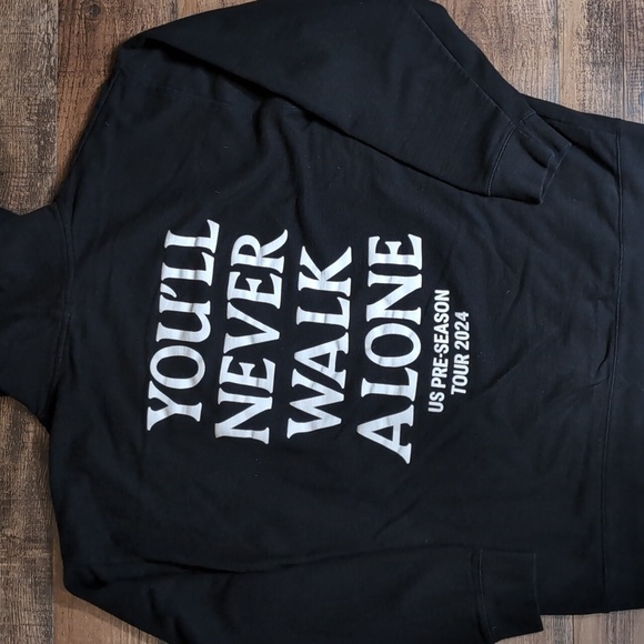 Liverpool Football Club 2024 Pre-Season US Tour Merch Hoodie Size XXL In Black - Picture 4 of 7